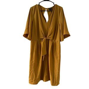 City Chic Tie-Front Dress